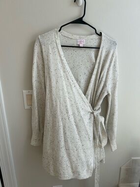 Isabel Maternity by Ingrid & Isabel Cream Speckled Wrap Sweater